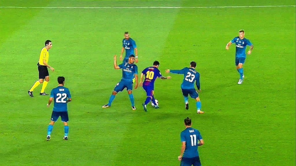 Khả năng rê bóng của Messi